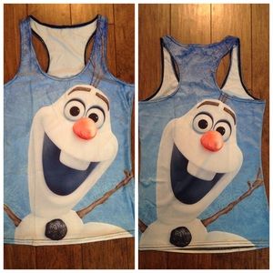 Frozen cute sexy top shirt