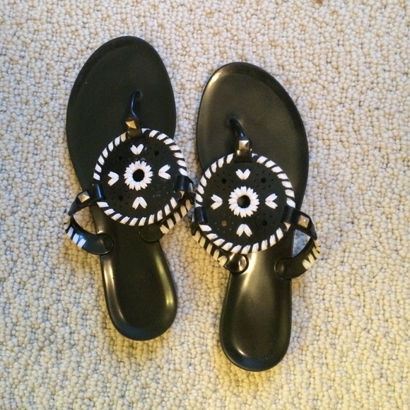 Black and White "Jelly" Jack Rogers