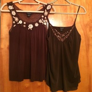 Lot of two Guess tops