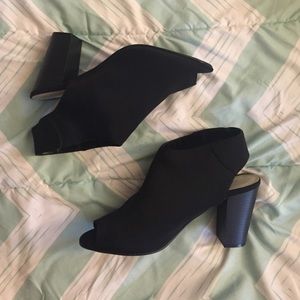 NWOT Nylon Peeptoe Heels
