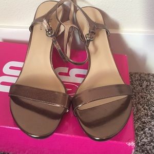FLASH SALE!!!! Copper strappy heels