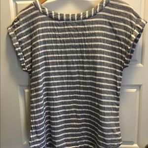 Merona Chambray striped top