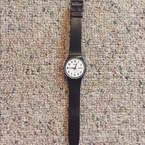 Black swatch watch