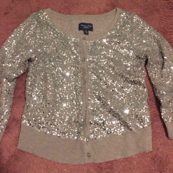 American Eagle sparkles sweater BRAND NEW