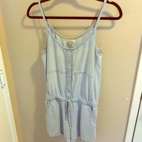 Super soft denim romper by cloth and stone