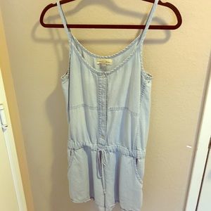 Super soft denim romper by cloth and stone