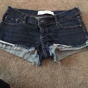 A&F dark blue shorts
