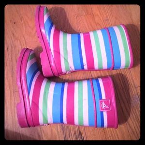 Toddler sperry rain boats