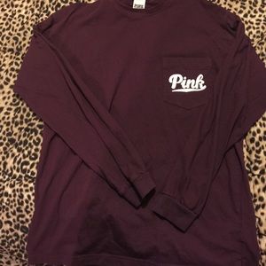 Pink long sleeve campus tee ❌no trades