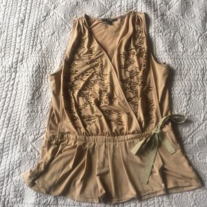 Tan embellished tan