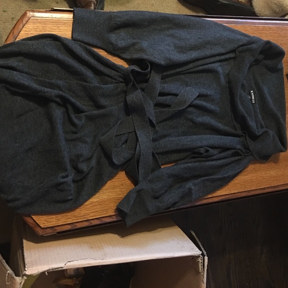 Dark grey sweater tunic!!