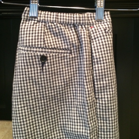 Black and white linen Uniqlo pants never worn