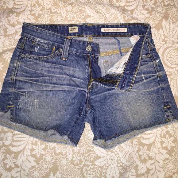 AG denim shorts