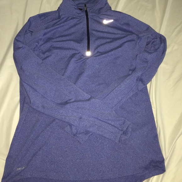 Blue nike half zip