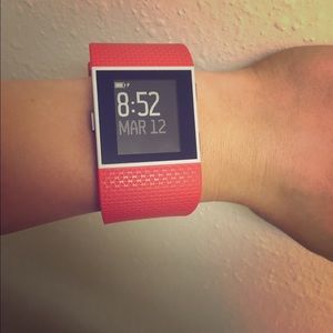 Tangerine Fitbit Surge