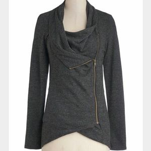 Modcloth Airport Greeting Cardigan in Brown