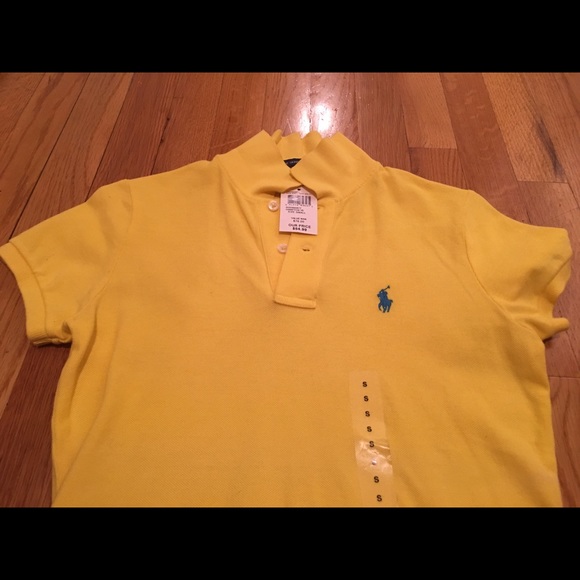 Brand new with tags Yellow Ralph Lauren Polo Shirt