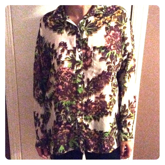 Topshop button up Blouse