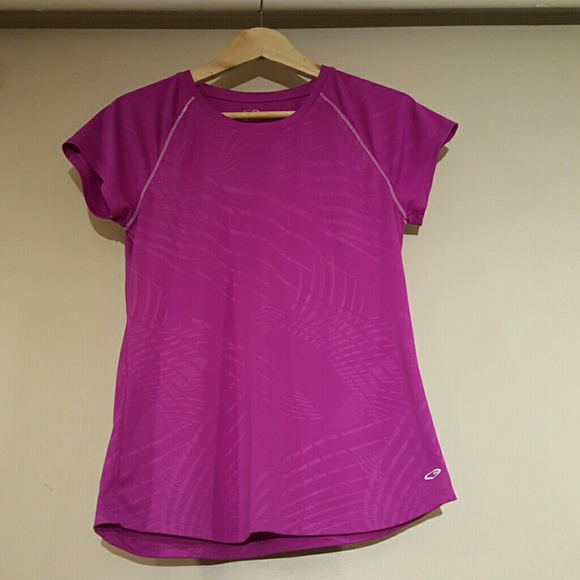 Champion Semi Fitted Purple Athletic Tee ShirtFitt