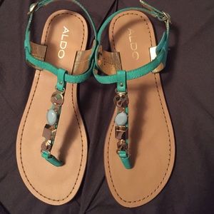 Aldo Turquoise Sandals