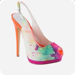 ALDO Tie Dye Slingback Heels 🎨