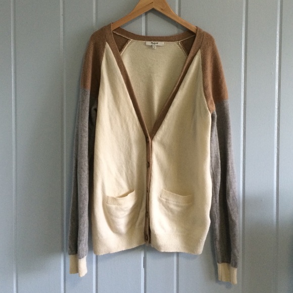 Madewell Sweaters - Madewell journal cardigan in colorblock