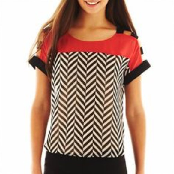 Heart soul polyester top