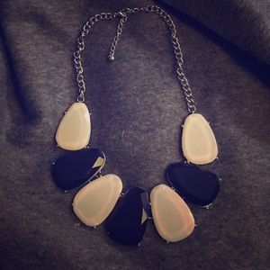 Black and white necklace.