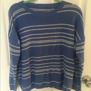 Blue striped sweater