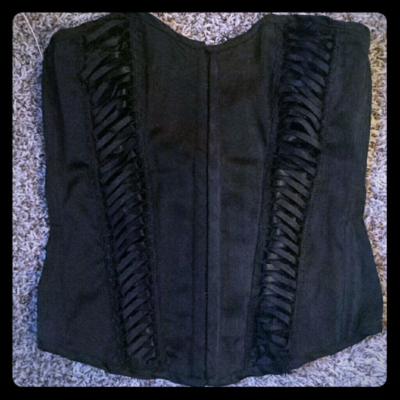 Black Charlotte Russe Corset