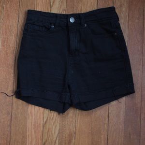 NEW BDG High Waisted Black Denim Shorts