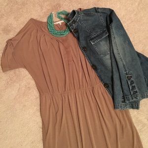 Tan dress