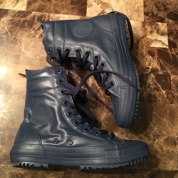 Rubber Navy Converse