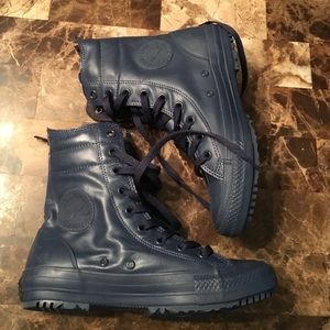Rubber Navy Converse