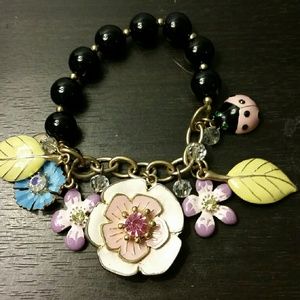 Flower charm bracelet!