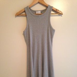 Grey skater dress