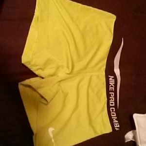 Nike pro 3" compression shorts