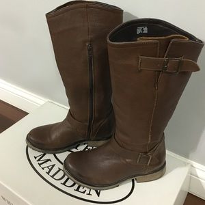 Steven Madden Brown leather boots