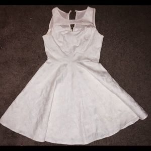 White formal dress