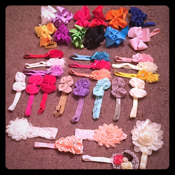 34 INFANT HEADBANDS!!