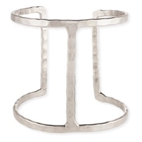 Hammered Single Bar Cuff