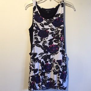 Floral Vans Mini Dress