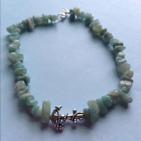 💥⬇️SALE!💥Amazonite Chips and Anchor rope Anklet