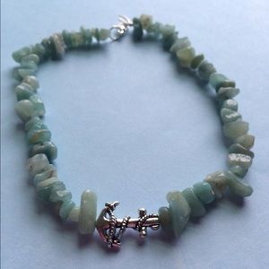 💥⬇️SALE!💥Amazonite Chips and Anchor rope Anklet