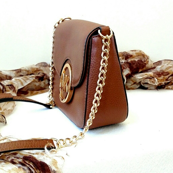 SOLD Michael Kors Small Leather Fulton Crossbody - Picture 2 of 4