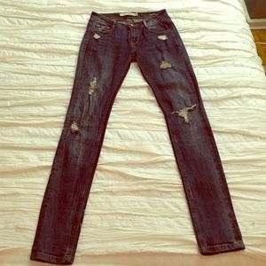 Zara Distressed denim