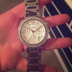 Silver Michael Kors watch