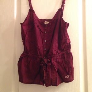 Cute Button Down Spaghetti Strap Top