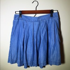American Eagle Chambray Skirt ASO Lydia Martin