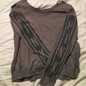 PINK crew neck hoodie